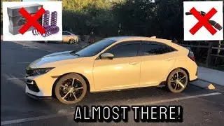 Taking The PRL Intake and D2 Lowering Springs Off | Worst Thing Happened | 10th Gen Hatchback Sport