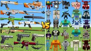 What TaCZ Counter Strike 2 Gun Can Defeat The Most Strong Bosses Mob in Minecraft?