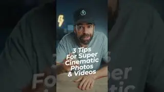 3 Lighting Tips for Super Cinematic Photos & Videos! 🤩
