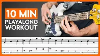 10 Min Play-Along Bass Workout (For Beginners)
