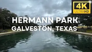 4K Hermann Park in Houston, Texas Walking Tour