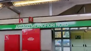 (Walkthrough) Stazione ASSAGO MILANOFIORI NORD (M2 Metro Milano)