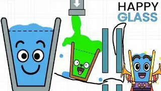 Happy Glass Android Gameplay Walkthrough 31-60 Levels All Hints (by Lion Studios)