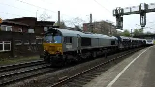 Class 66 Anfahrt in HH-Harburg