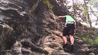 Rock climbing in Grimml Austria by Erwin