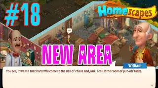 [ Episode 18 ] Den of Chaos and Junk - Homescapes Part 1 | Micro Gameplay #Room10