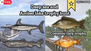 Deep sea trophy hunt | Amber lake trophy hunt | Russian fishing 4 | Nanstein |  #rf4
