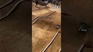 Wild RC car pass during a qualifying race! Team driver Nick Wautlet and his RC8B4! #WeAreAE