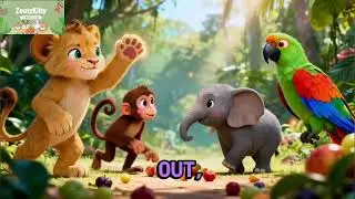 🌿 When Jungle Animals Work Together 🐘🦁 | Animated Teamwork Story #funny #shorts #story #viral 