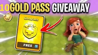 🔴 LIVE  UNLIMITED GOLDPASS GIVAWAY WITH RANDOM COMMENT PICKER JOIN FAST  - Clash of Clans Live