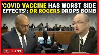 'Vaccine Didn't End Covid...': Dr Toby Rogers' EXPLOSIVE Testimony Shakes Senate Hearing