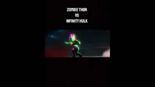 Zombie Thor vs infinity hulk marvel zombie #marvelzombies #shorts 