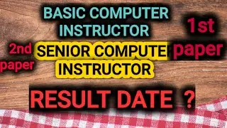 Basic computer instructor paper me Delete Hone wale questions #basiccomputerinstructor