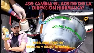 ¿Tengo que cambiar el aceite de la dirección de mi auto?