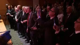 ANDRE AZOULAY AWARD CEREMONY New York - DAVID SERERO sings Morocco National Anthem (2017)