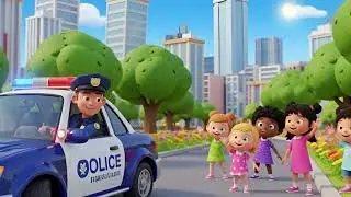 Patrulla ABC de Coches de Polic&iacute;a Aprende | Canciones infantiles de letras y veh&iacute;culos | Baby Song