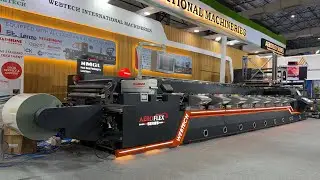 Can we push it Beyond 200? Ofcourse we can ~ 220 mpm | 690 mm Triple Servo Flexo Press Live at Pamex