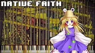 Touhou 10 ~ Native Faith w/ 222,000 Notes | ft. ScubDomino (Black MIDI)
