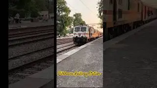 📍Pilkhuwa Railway Station #pilkhuwa #hapur #railway #station #wap7 #train #locomotive #shorts