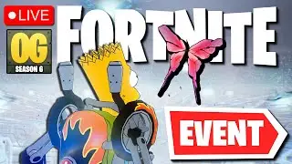 🔴 LIVE - FORTNITE OG FOLLOW THE BUTTERFLY EVENT!