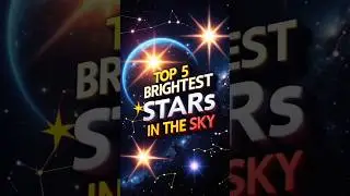 📊Top 5 Brightest Stars🌟 in the Sky 🌌 | Brightest and shining stars in the night sky#top5#stars#sky