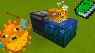 Minecraft: Pufferfish Player/Mob Detector