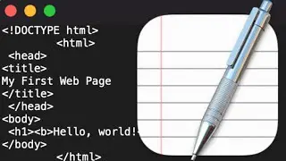 Creating HTML in TextEdit | Mac #1