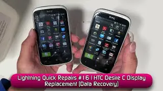 Lightning Quick Repairs #16 | HTC Desire C Display Replacement [Data Recovery]