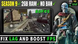 COD Mobile  Season 9 Lag Fix & FPS BOOST  - GFX Tool & Config File for Any Device No FPS Drops