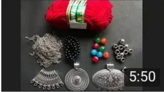 DIY 3 Design German Silver Necklace Making ideas // how to make german silver necklace at home