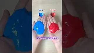 MERAH + BIRU = UNGU💜💜 #artbytatae #slimebytatae #japanesemixingcolor #murasaki #ungu #mixingcolor