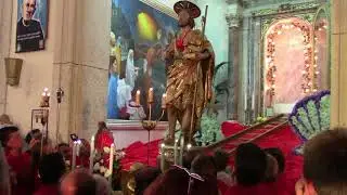La festa di S. Giovanni Battista a Castanea delle Furie -   Discesa dall'altare