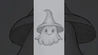 Ghost drawing #easy #art #sketch #shorts