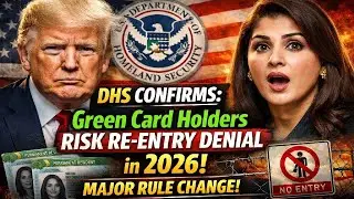 DHS CONFIRMS: Green Card Holders Risk Re-Entry Denial in 2026 | Major Rule Change