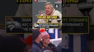 Sean Payton gives credit to Jarrett Stidham's effort in AFC Championship 🙌 #broncos #jarrettstidham