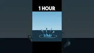 Water Drop in 10 Sec v 10 Hour