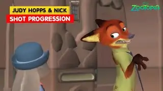Zootopia | Judy Hopps and Nick Shot Progression | Animation Breakdown | 3D Animation Internships