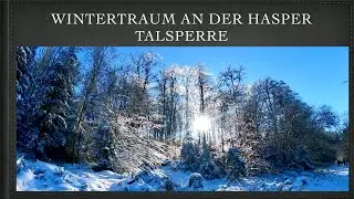 Wintertraum an der Hasper Talsperre 2021 - gefilmt mit Gopro Max Lens Mod (2,7k)
