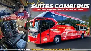 SATU-SATUNYA SUITES COMBI BUS DI JALUR DENPASAR - SEMARANG‼️😍 Trip Gunung Harta Transport 7121 (1)
