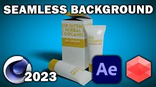 Cinema 4d 2023: How to create a seamless/infinite background w/ Redshift & After Effects