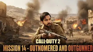 Call of Duty 2 Mission 14 &ndash; Outnumbered and Outgunned | Toujane Tunisia Gameplay Walkthrough [PC]