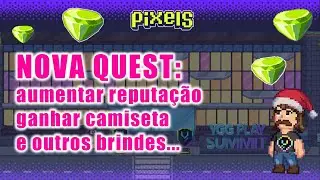 Pixels: Nova quest para aumentar a reputa&ccedil;&atilde;o, ganhar camiseta e outros brindes