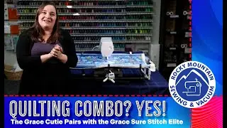 Grace Cutie Table Top Quilting Frame & Sure Stitch Elite