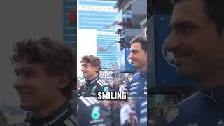 Why F1 drivers were smiling during Azerbaijan national anthem? #f1 #f12025