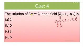 POLYNOMIAL RING & EUCLIDEAN RING MCQ FOR DDUGU  AND SIDDHARTH UNIVERSITY