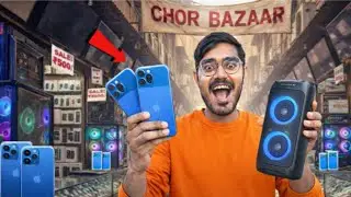 Crazy xyz new video:₹100000 Chor Bazaar Shopping Challenge 🧐| चोर बाजार में क्या मिला🤔? #crazy xyz .