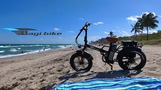 Bagi Bike B20 Fat Tire on Hollywood Beach | E-Bike Adventures