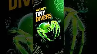 The Underwater Spiders Secret To Survival | Trapping Air In A Bubble | wildlife | diving bell spider