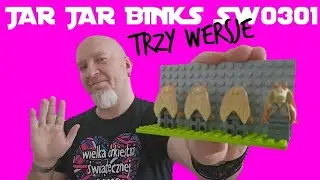 Jar Jar Binks Lego Star Wars minifigure - trzy wersje figurki sw0301 #radiusz #afol #lego #starwars