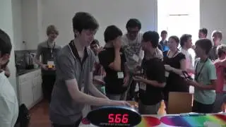 Rubik's cube solved in 5.66 seconds - Australian/Oceanic record